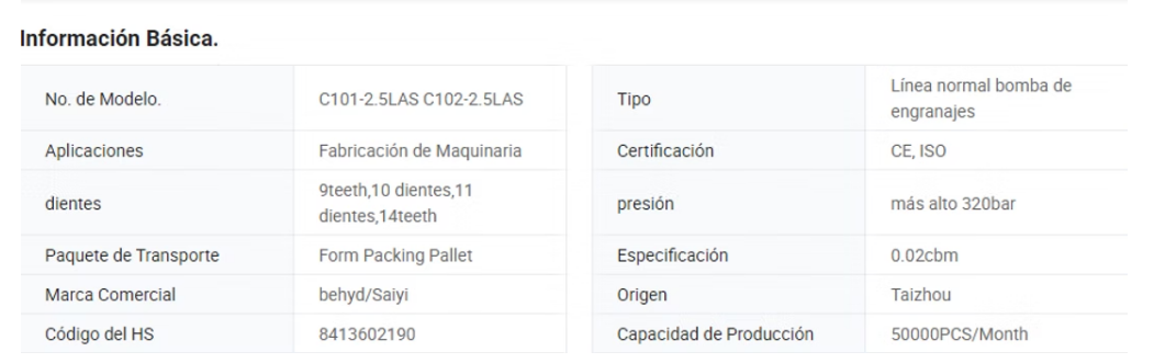 SERIE C101-2.5LAS SERIE C102-2.5LAS 