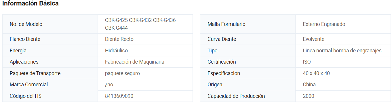 SERIE CBK-G425 CBK-G432 CBK-G436 CBK-G444
