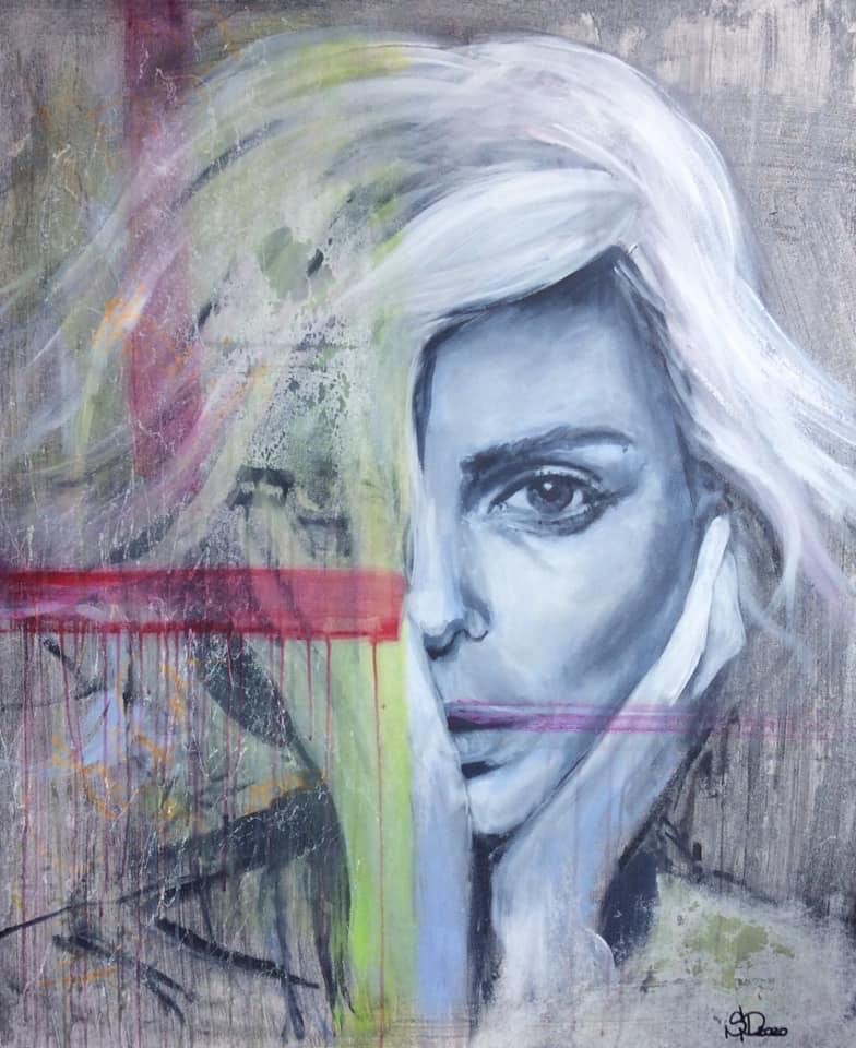 Charlize Theron (size 1,2 x 1,2 m)
