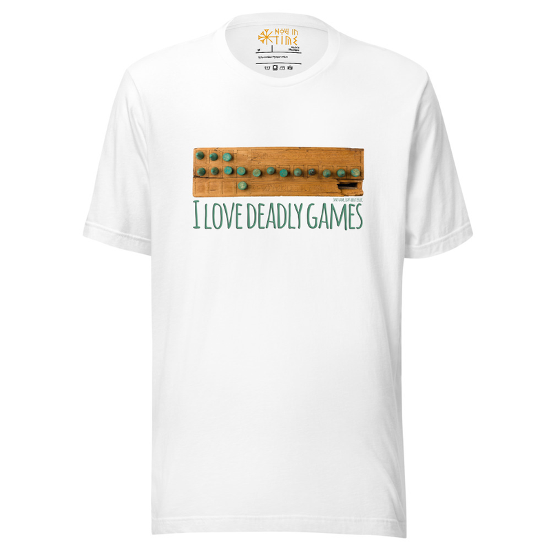 I love deadly games (Ancient Egyptian Senet Game) - Unisex premium t-shirt