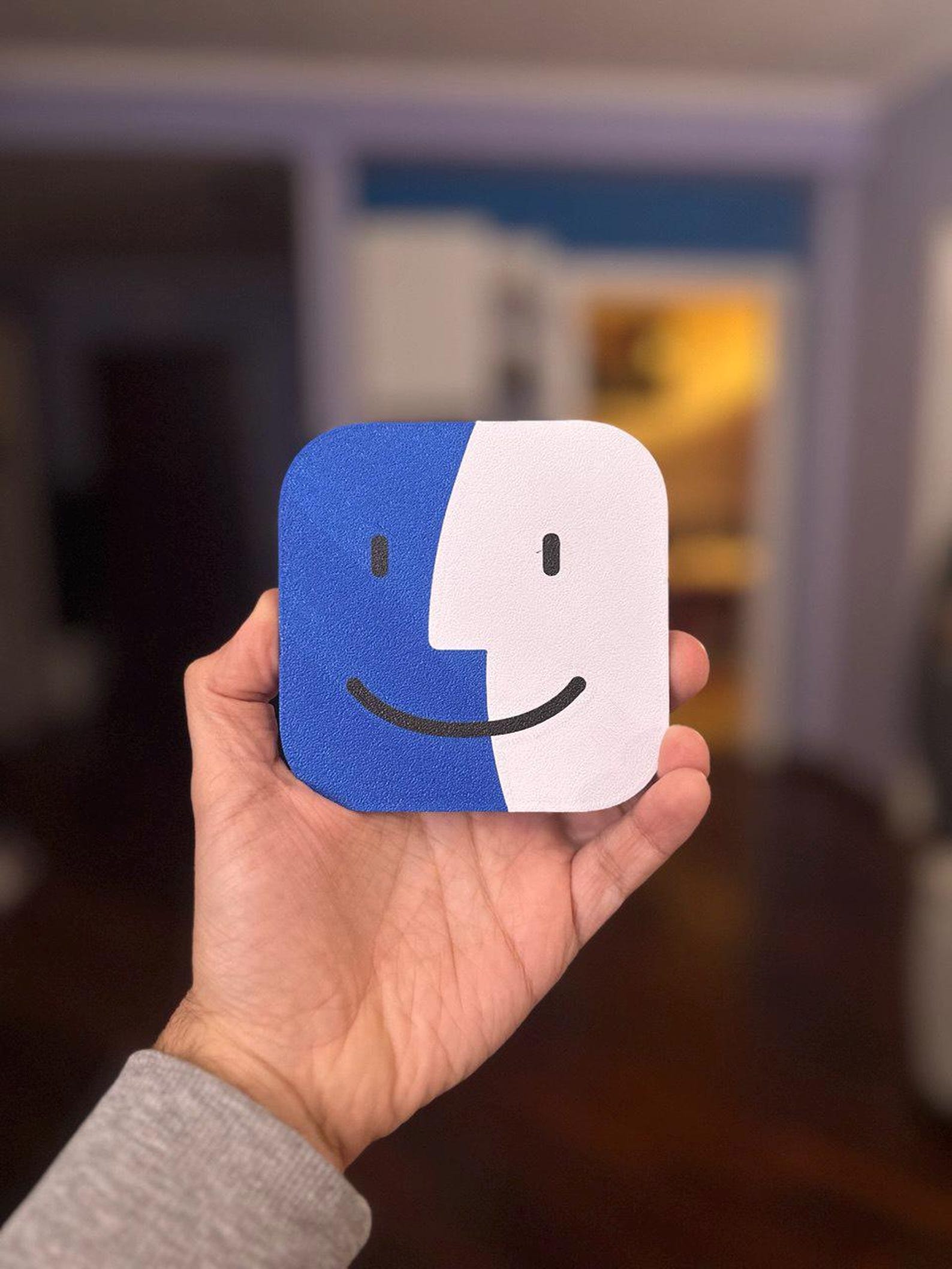 3D Printed Computer App Icon Logo