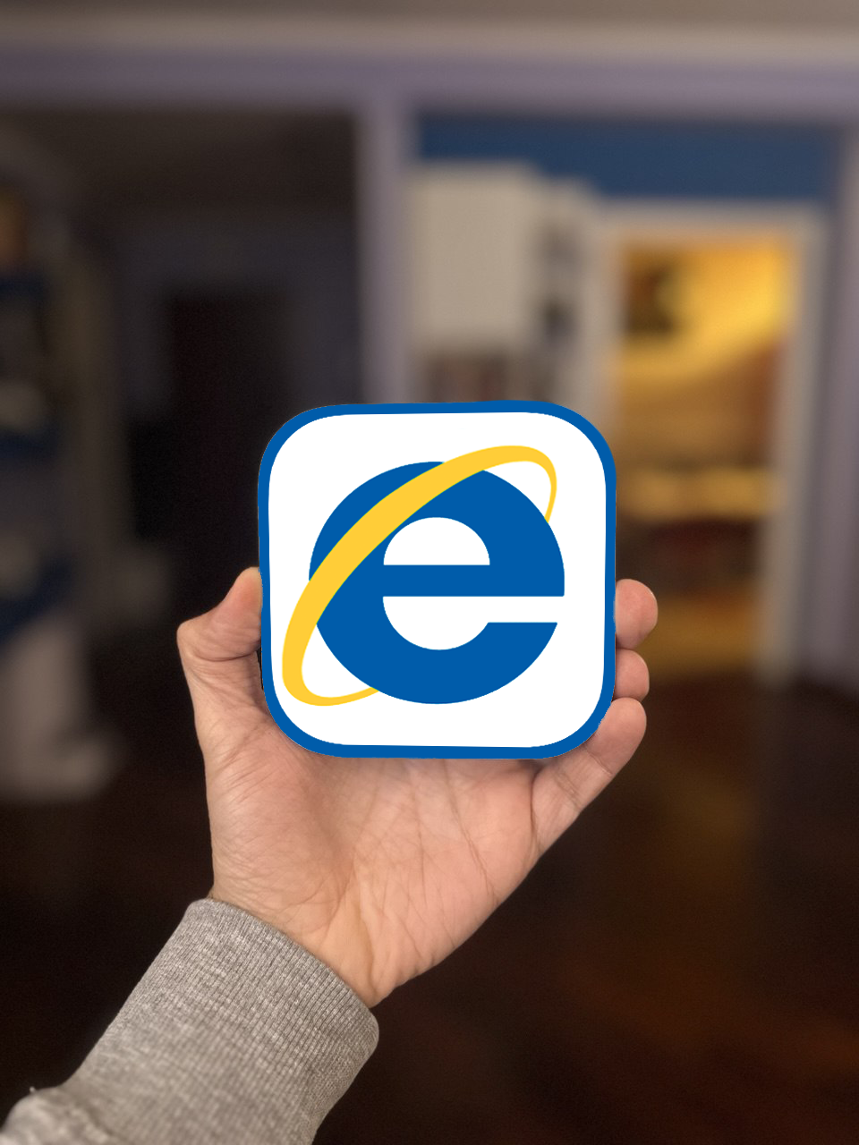 3D Printed Computer App Icon Logo