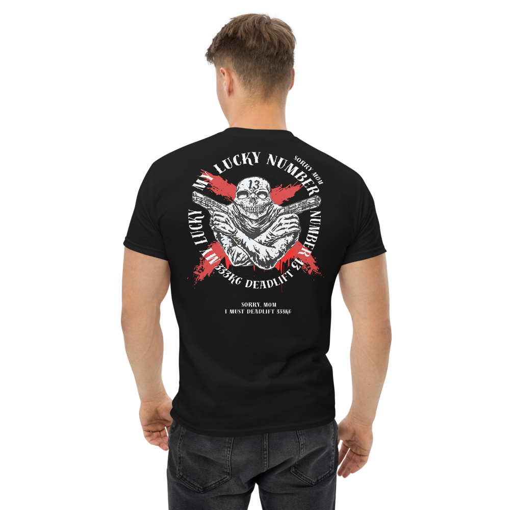 333 Deadlift - Negra, frontal centrado