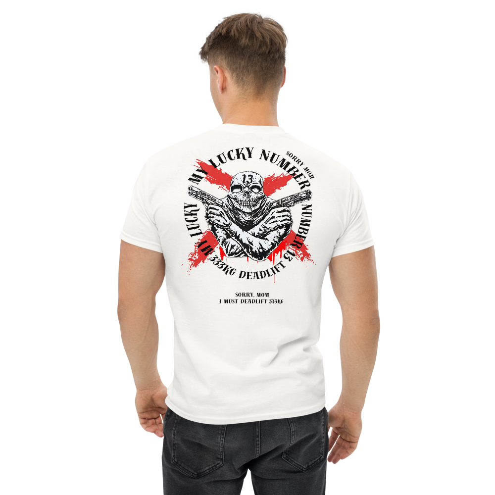 333 Deadlift - Blanca, frontal centrado