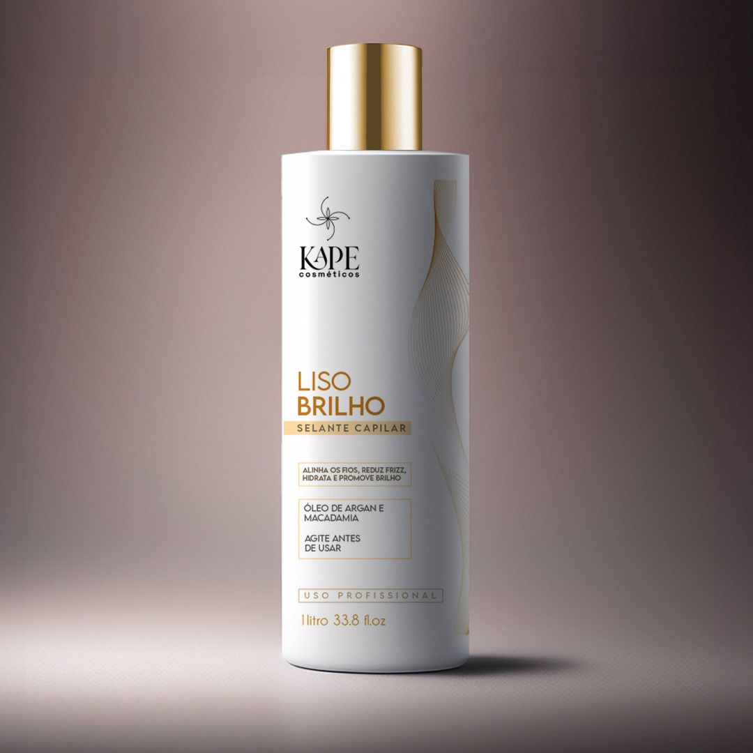 Selagem Capilar Orgânica Sem Formol – Liso Natural e Brilho Espelhado