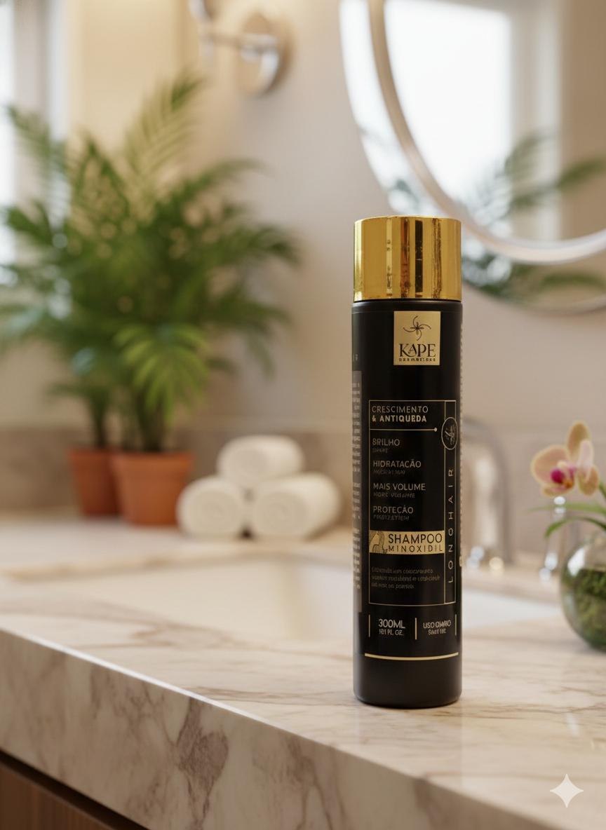 Shampoo Minoxidil LONG HAIR  CRESCIMENTO E QUEDA 