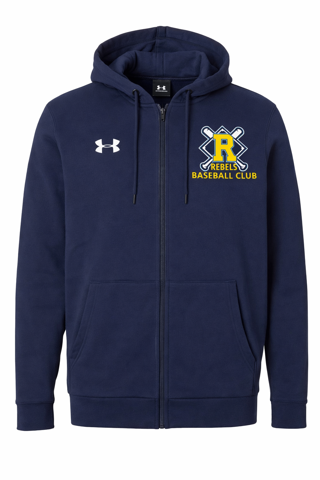 Under Armour Icon Fleece Rebels Performance Full-Zip Hoodie