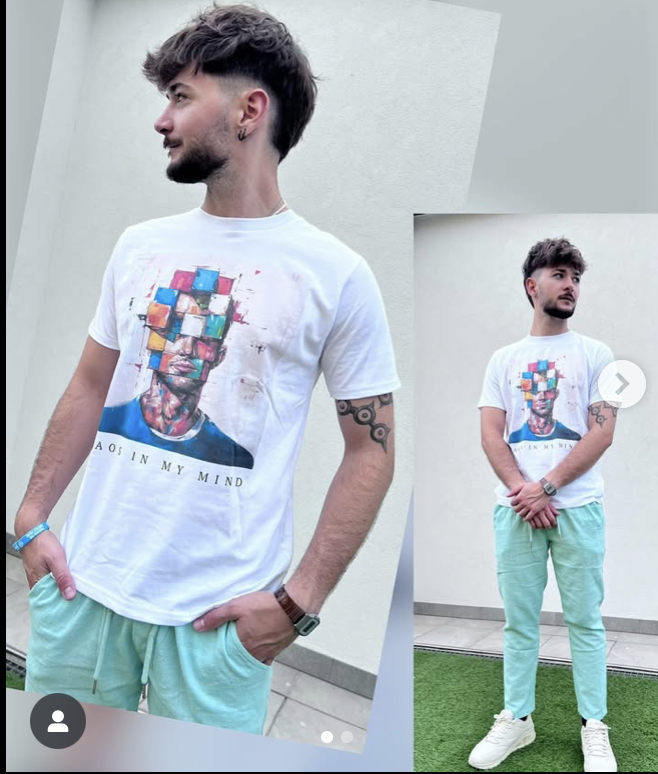 Abstract Art Graphic T-Shirt