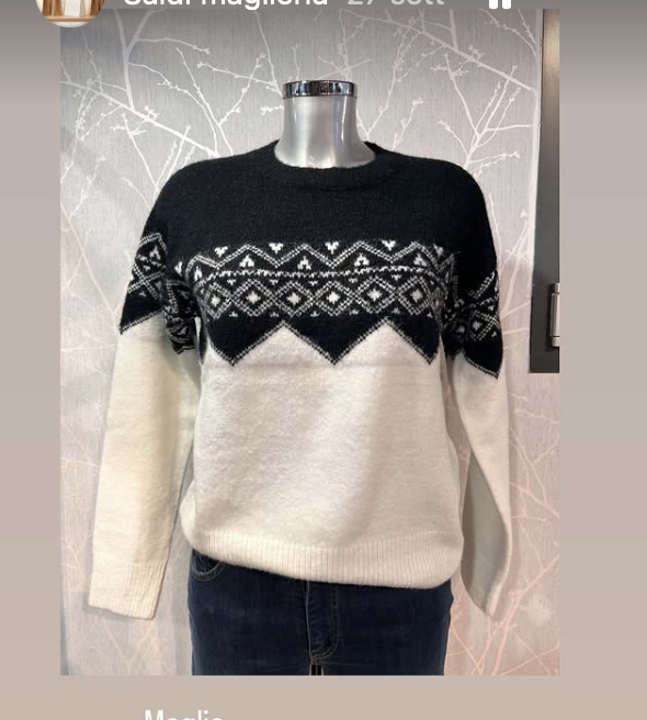 Winter Nordic Knit Sweater