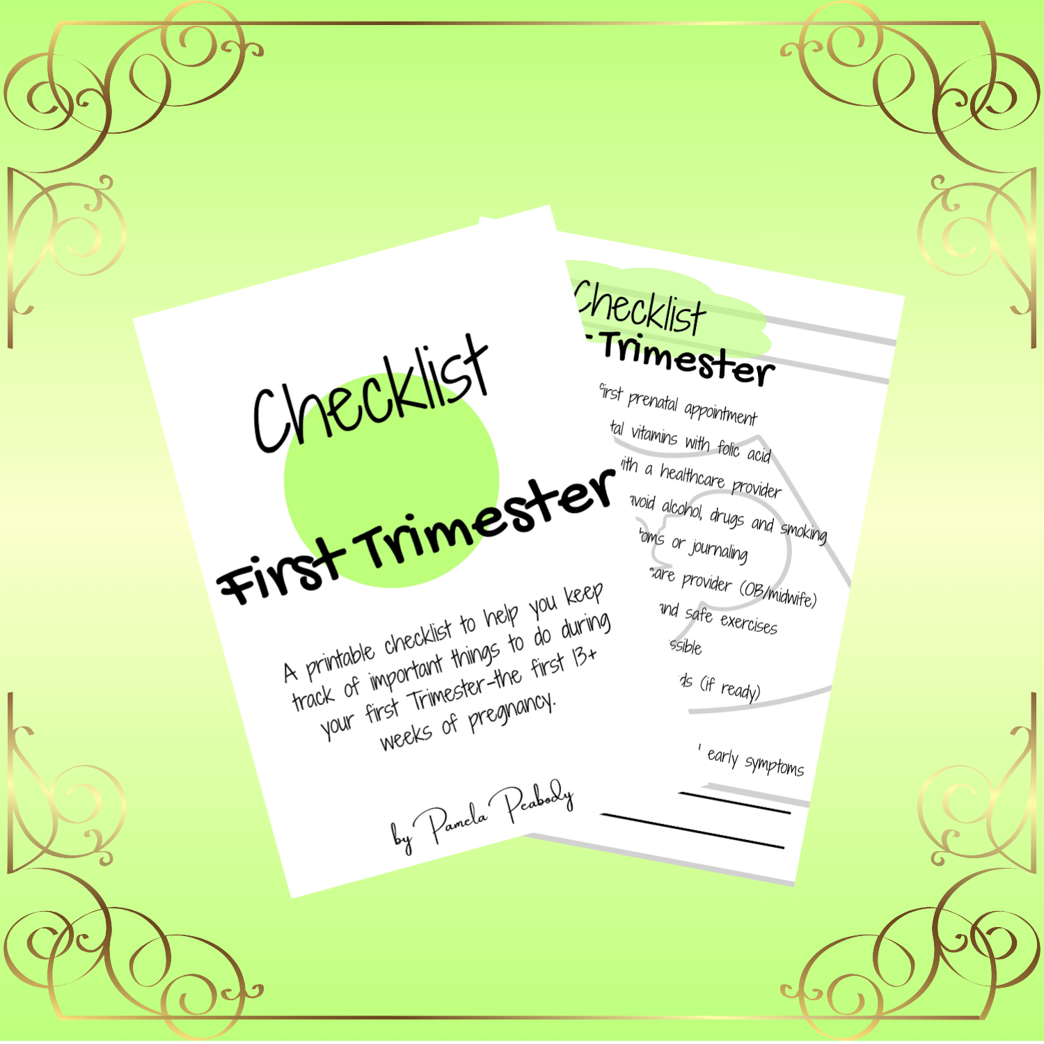Checklist 1A-First Trimester
