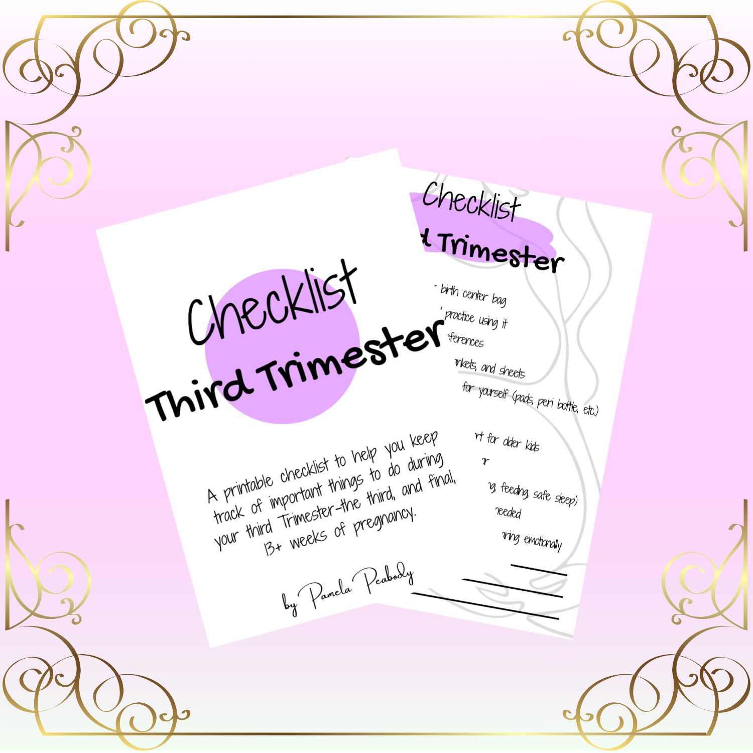 Checklist 1C-Third Trimester