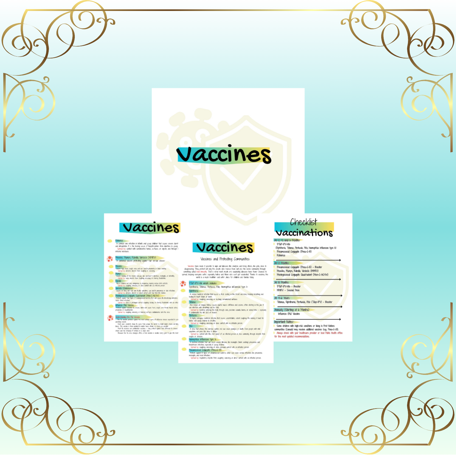 Quick Guide- Vaccines
