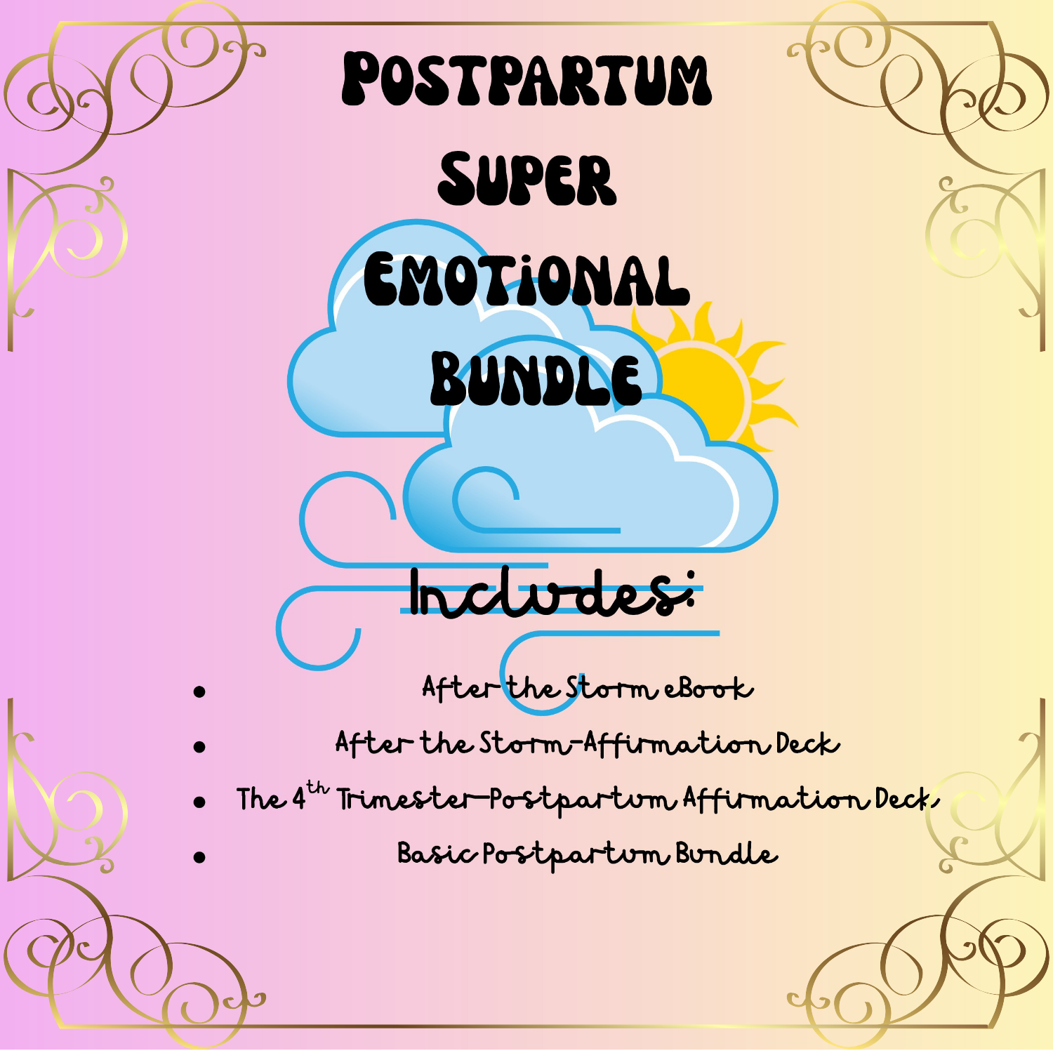 Postpartum Super Emotional Bundle