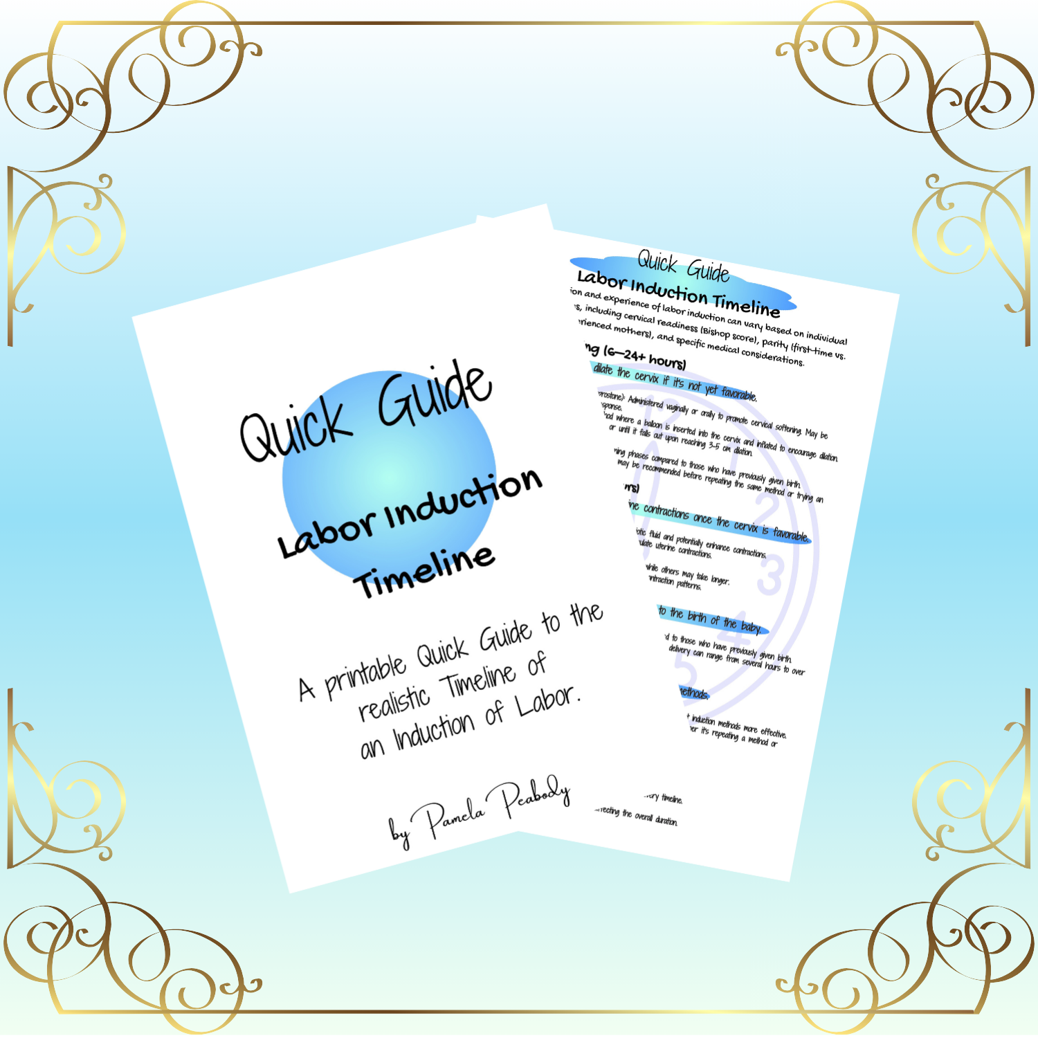 Quick Guide- Labor Induction Timeline