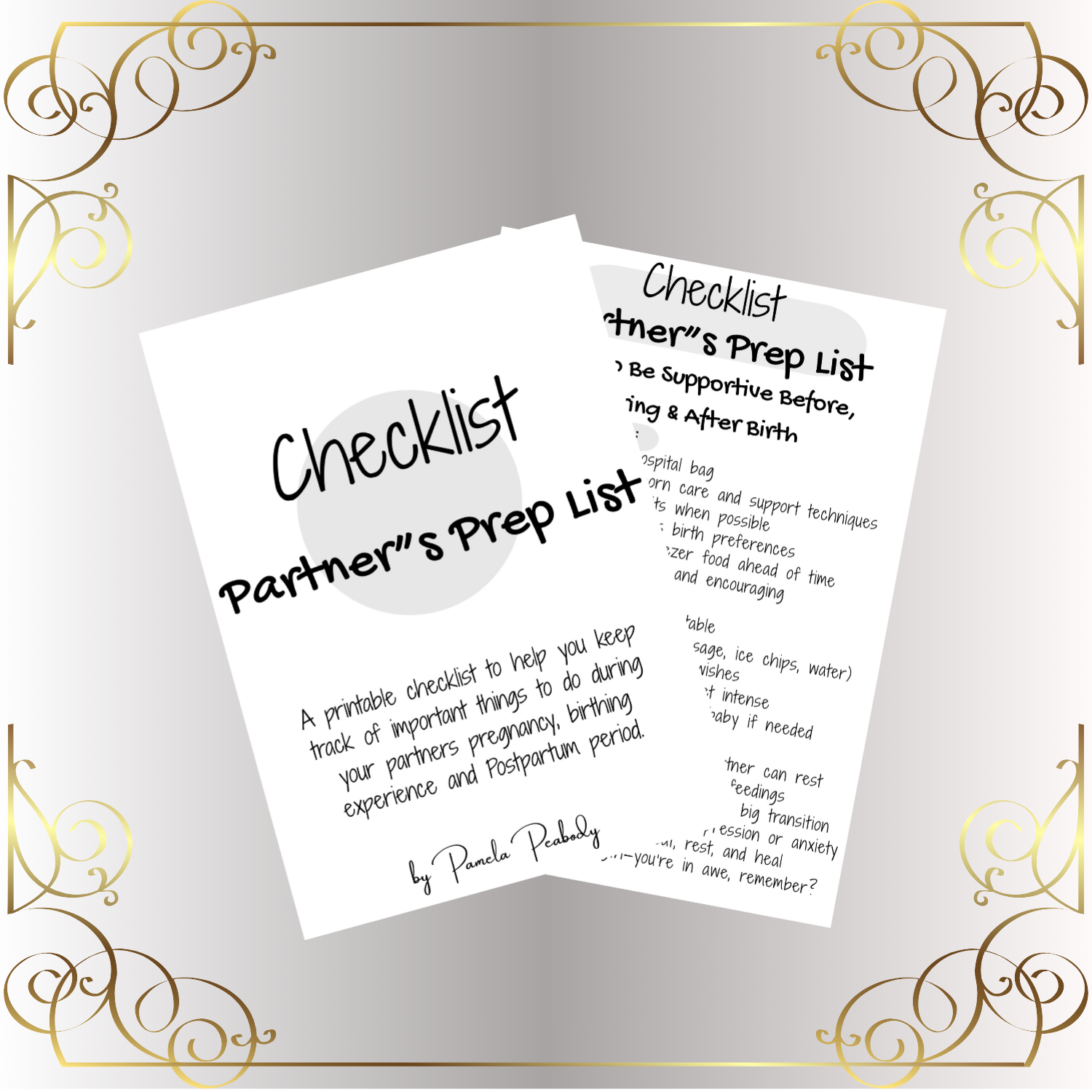 Freebie-Partner's Prep Checklist