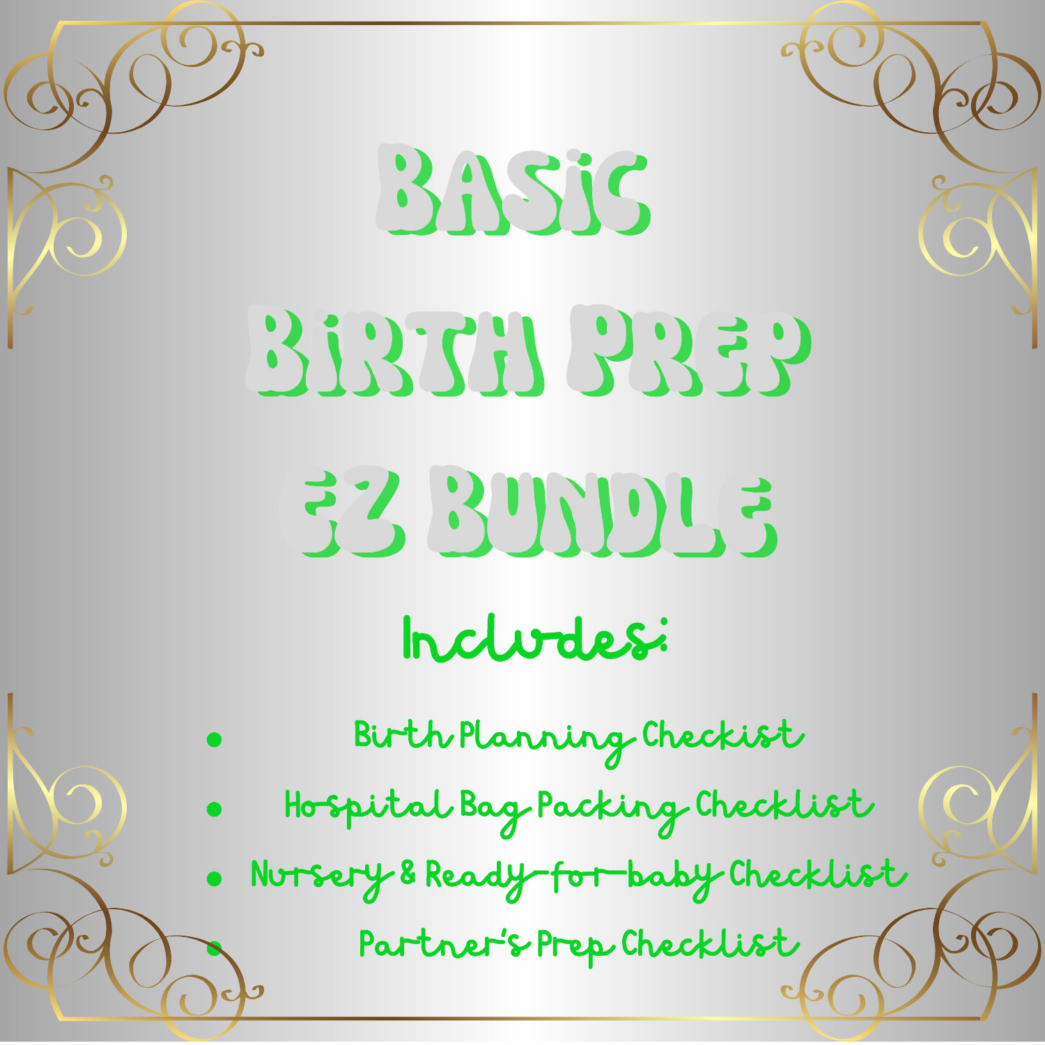 Basic Birth Prep Bundle EZ