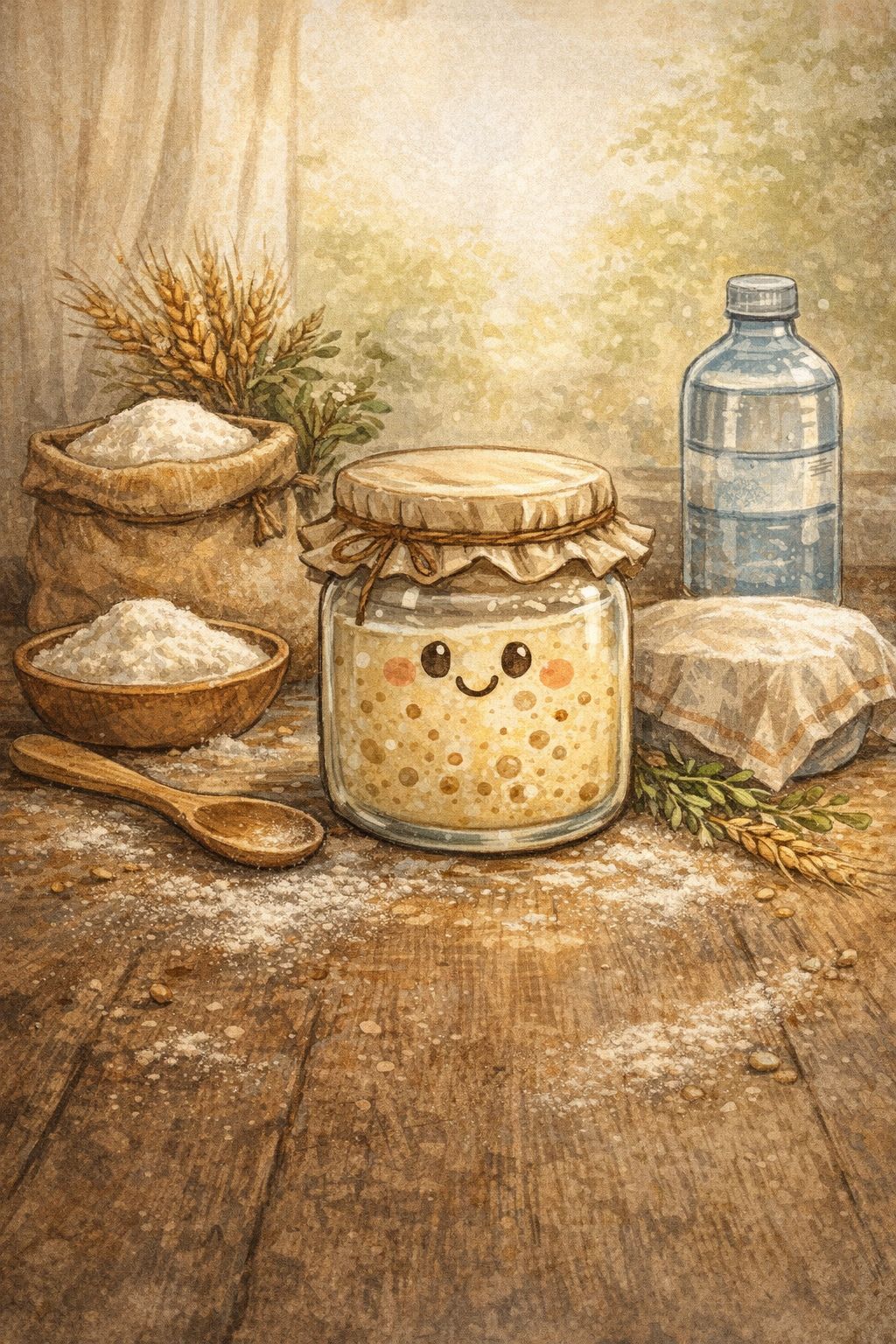 Dry Your Sourdough Starter Minimal Guide