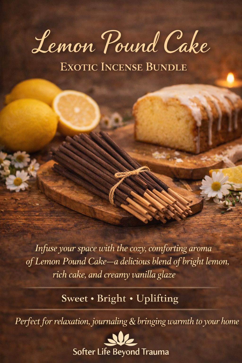 Lemon Pound Cake Exotic Incense Bundle