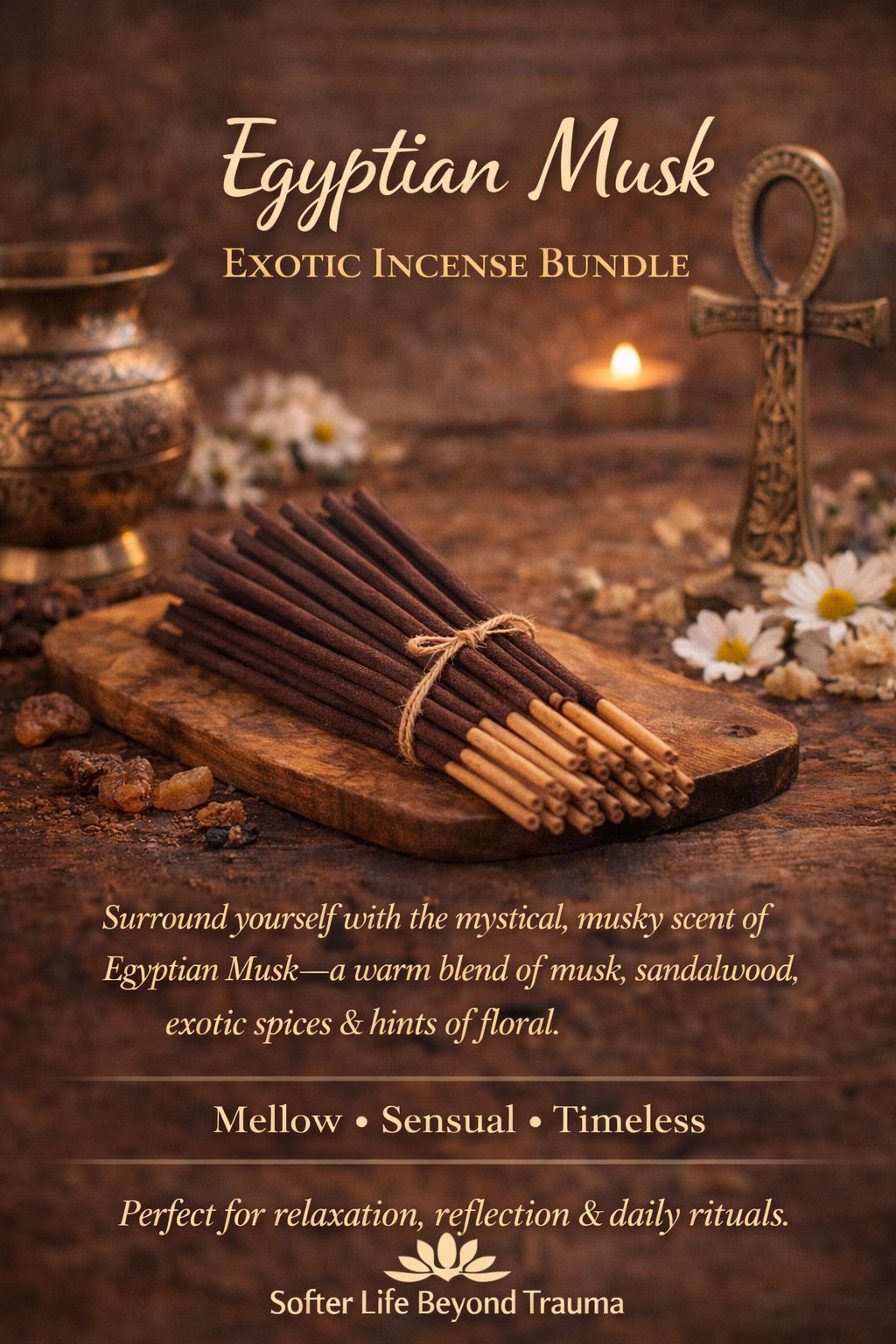 Egyptian Musk Exotic Incense Bundle