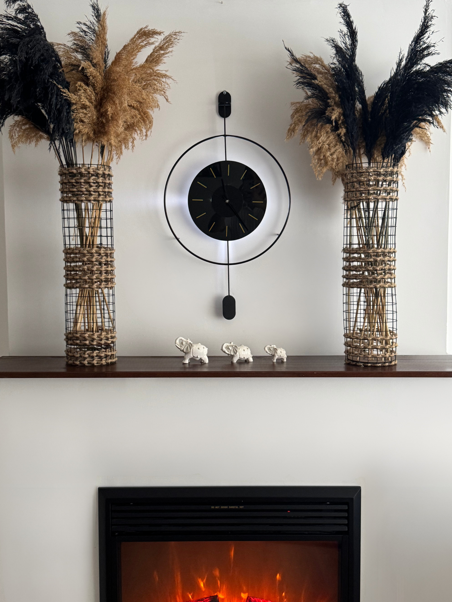 'Solin' (Ledli) Dekoratif Duvar Saati