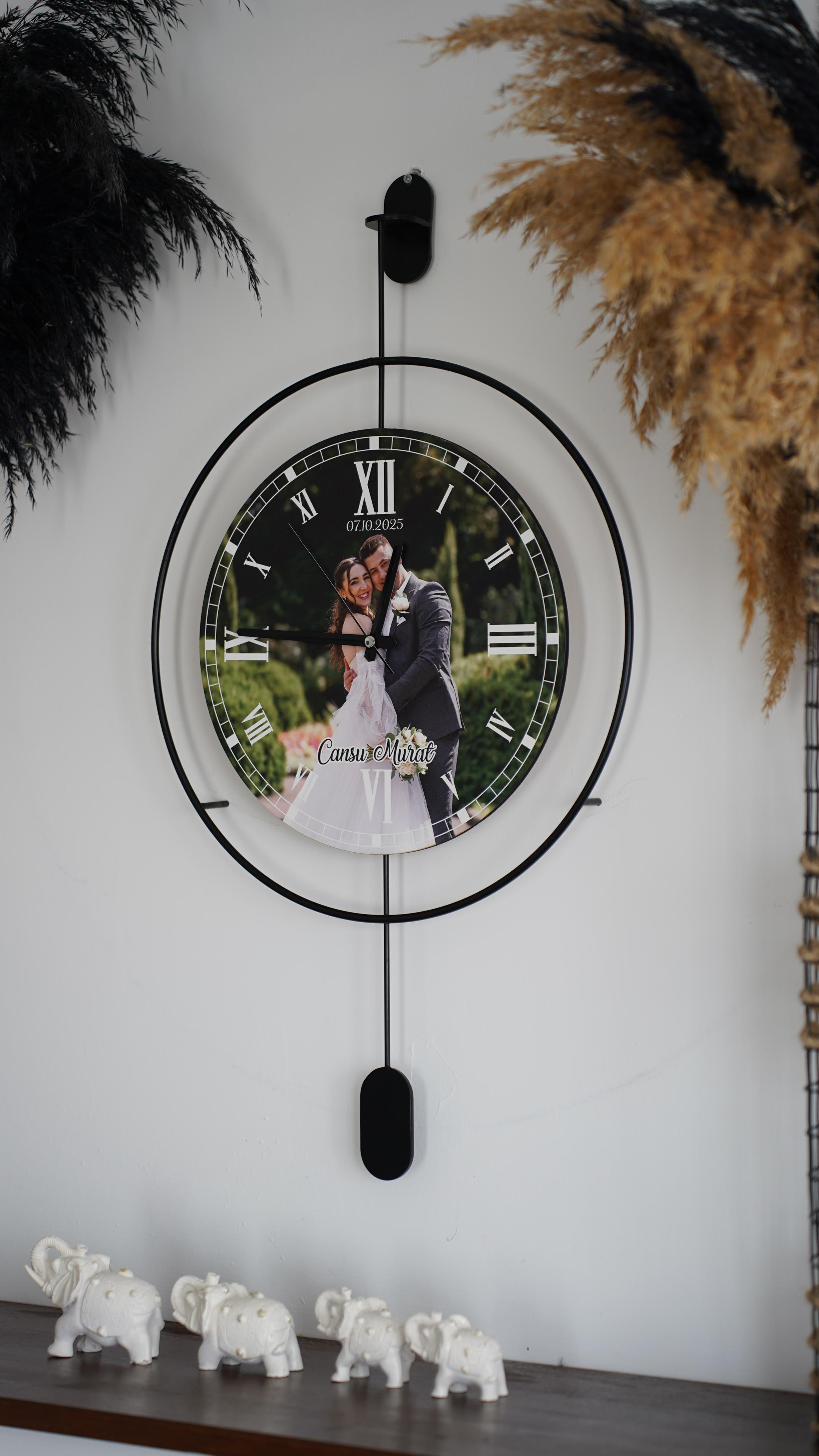 Kişiselleştirilebilir Duvar Saati (Açıklamayı Okuyun)