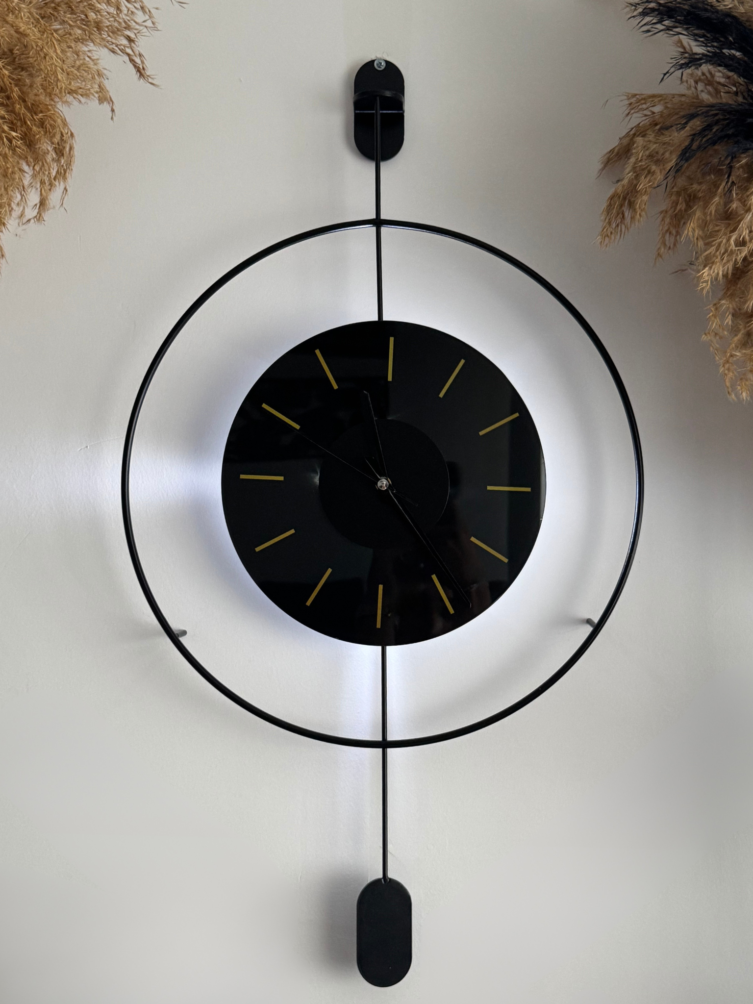 'Solin' (Ledli) Dekoratif Duvar Saati