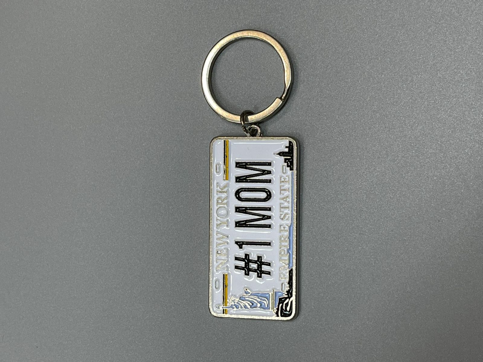 New York #1 Mom Keychain
