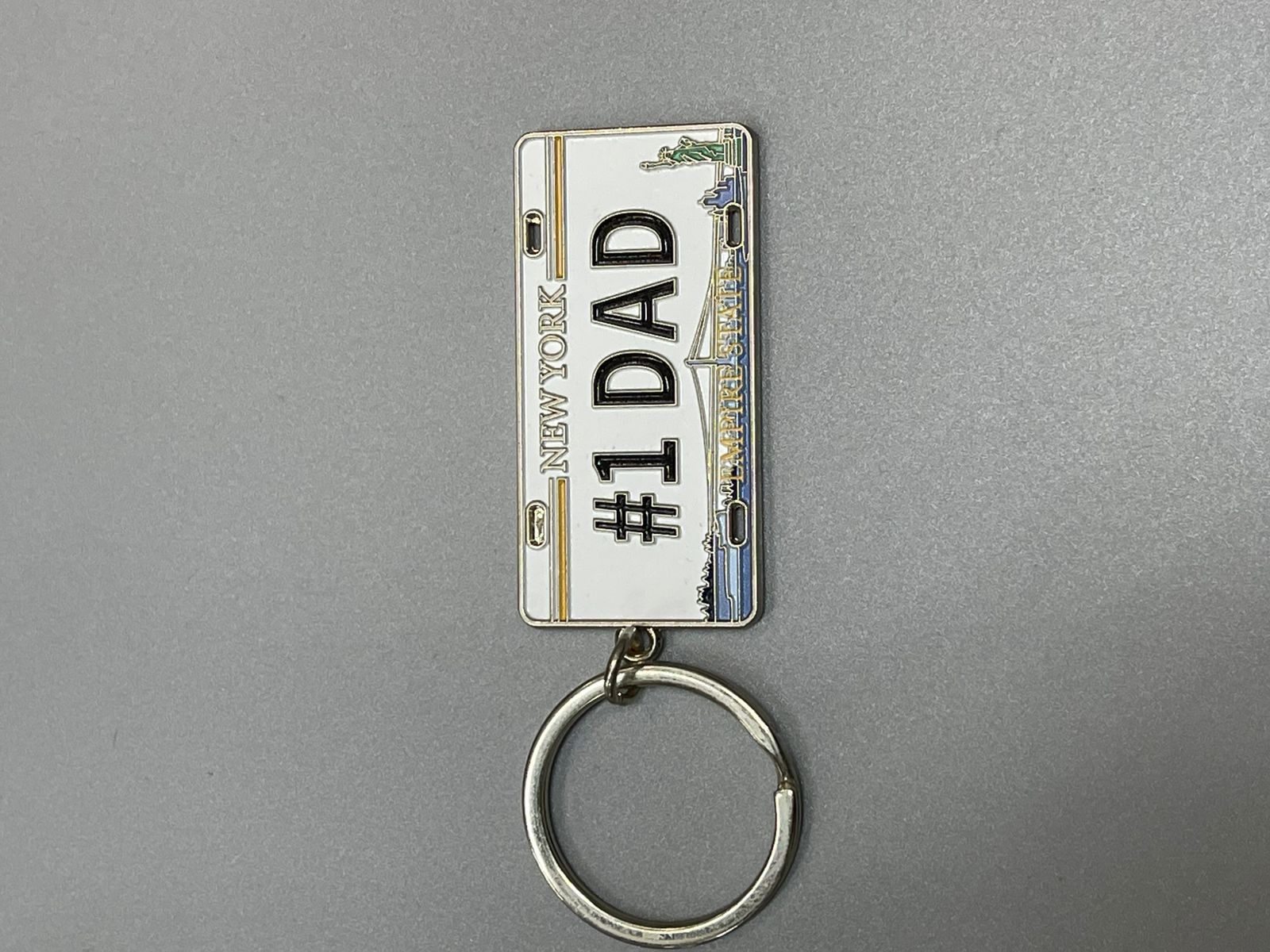 #1 Dad Keychain