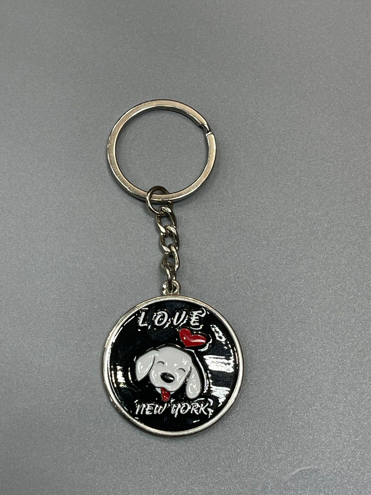 Love New York Dog Keychain