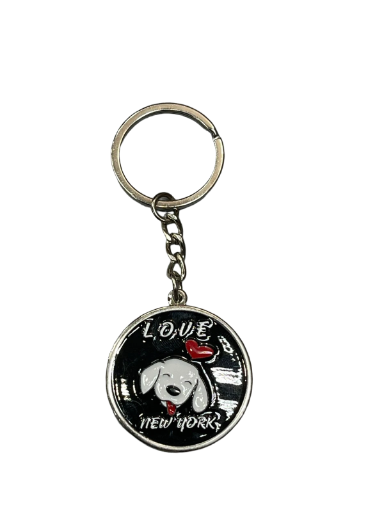 Love New York Dog Keychain