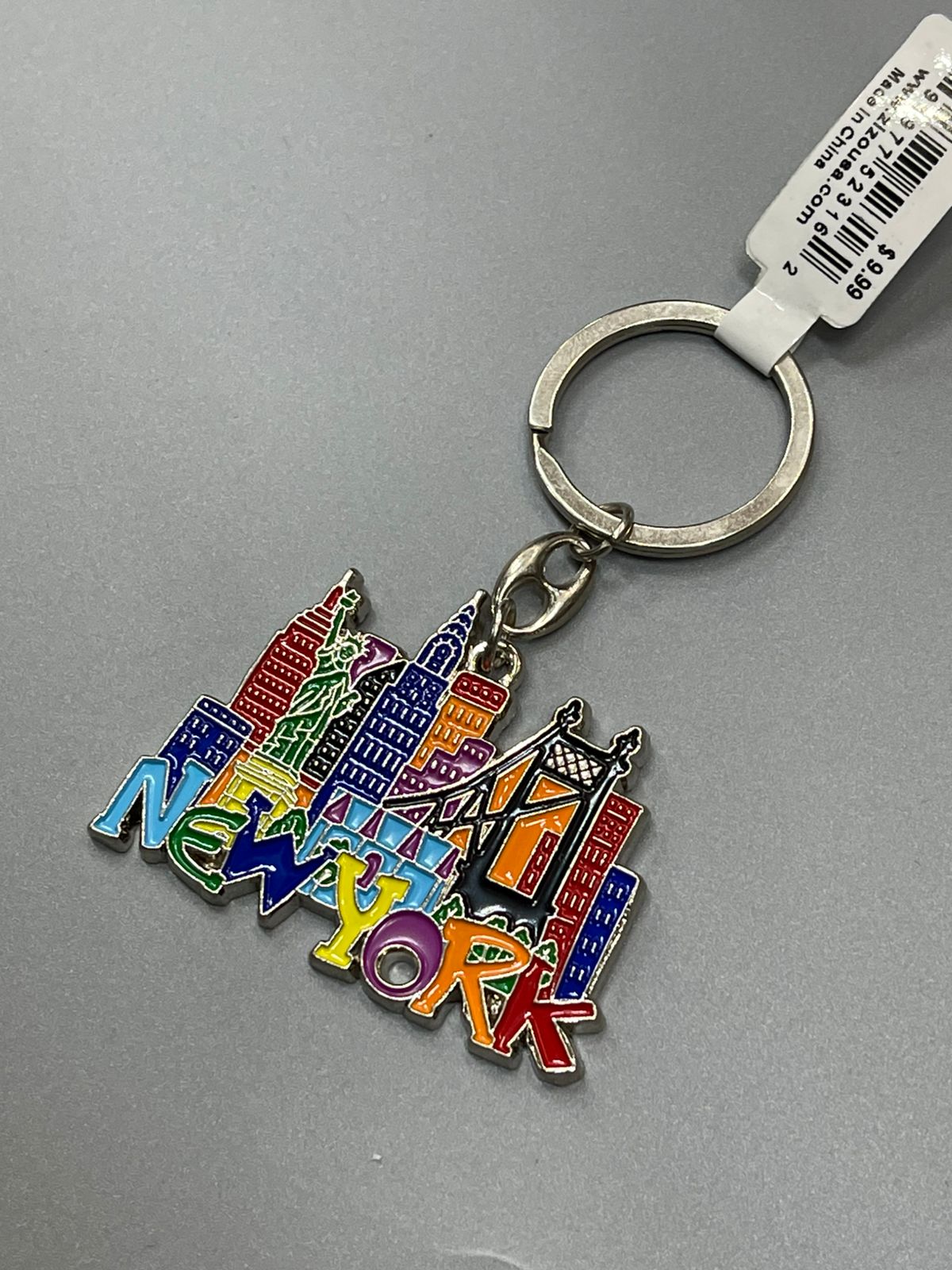 New York City Skyline Keychain (Premium)