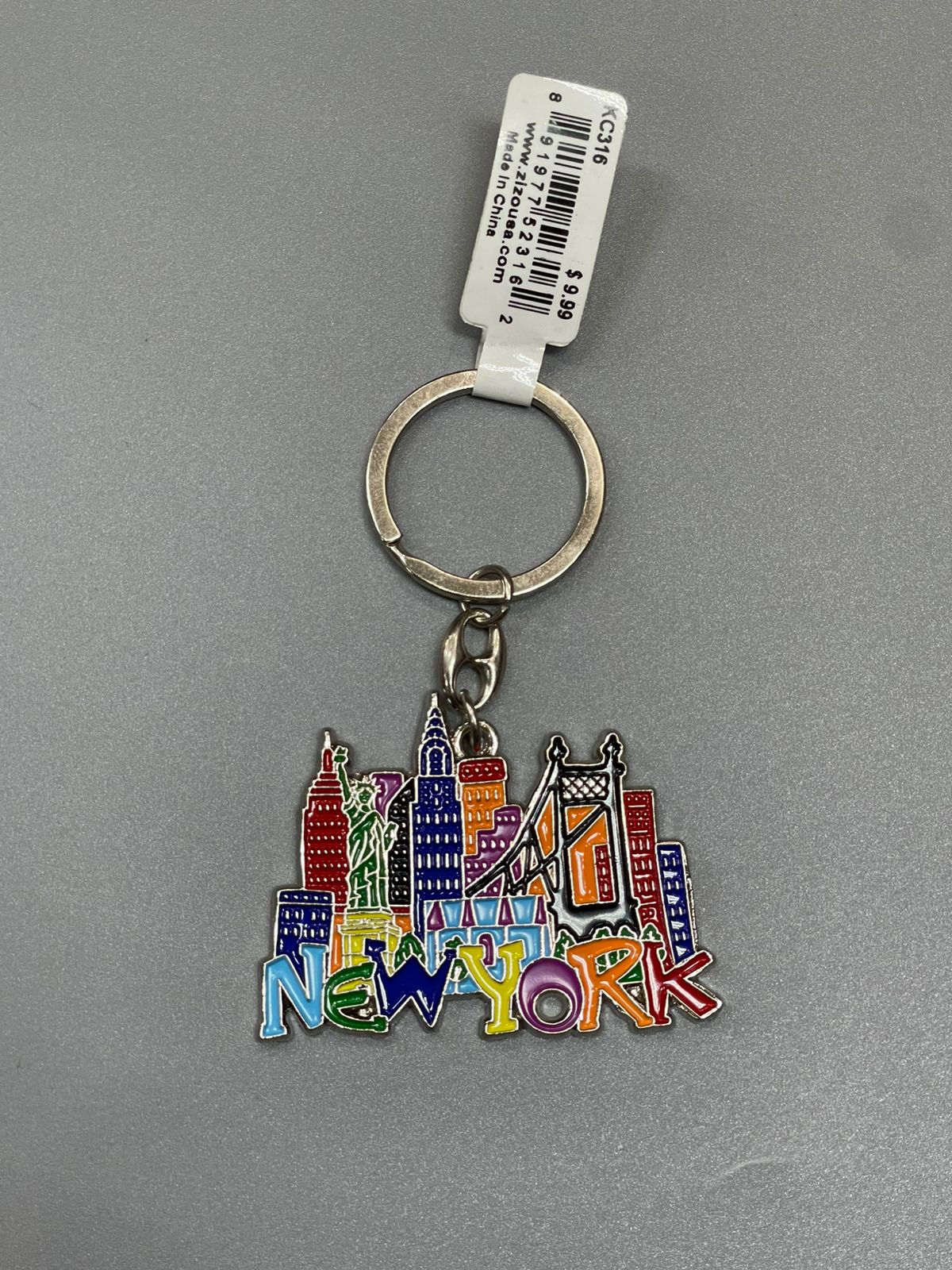 New York City Skyline Keychain (Premium)