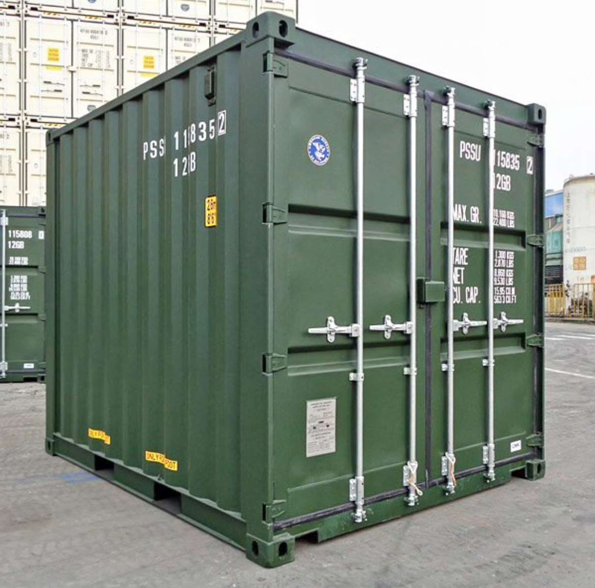 Conteneur de stockage 10 Pieds – Vert – Neuf