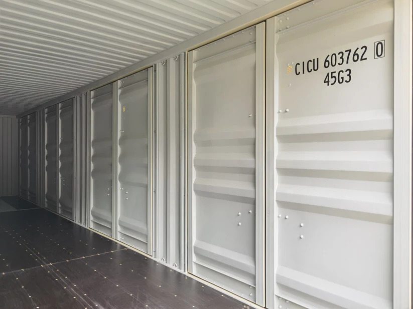 Conteneur d’expédition High Cube 40 pieds à 4 portes cloisonnées – Neuf