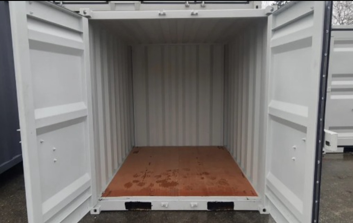 Conteneur de stockage 8 Pieds – Blanc – Neuf