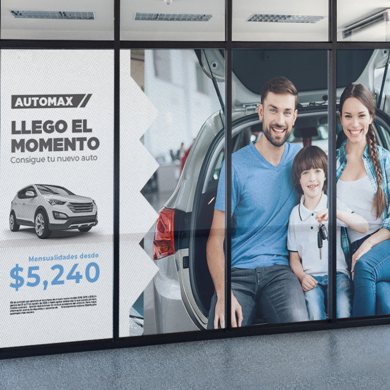 Vinilo Microperforado 