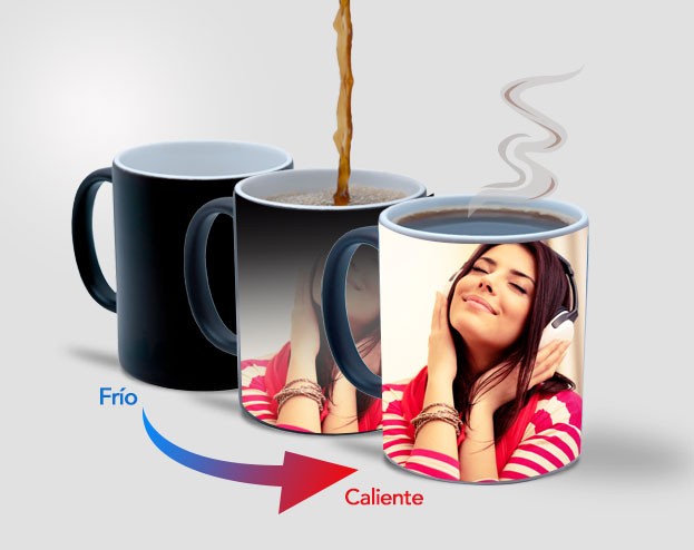 Taza mágica personalizada