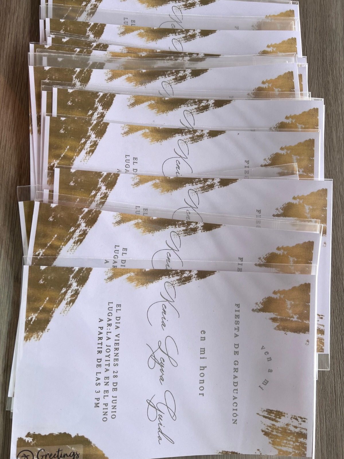 Invitaciones sencilla