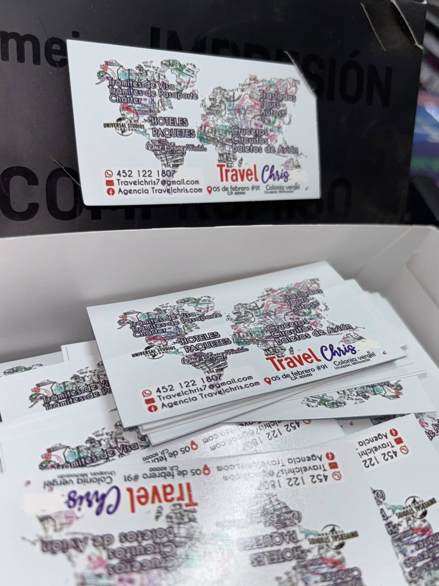 Tarjetas de Presentación 1 Cara, 1 millar 