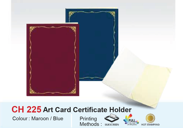 CH 225 (Certificate Holder)