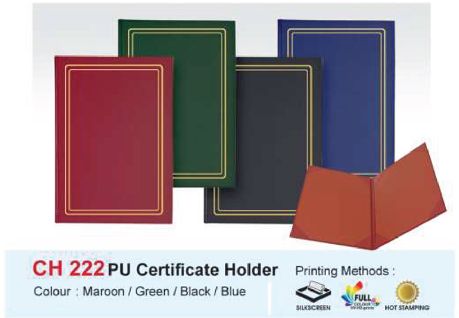 CH 222 (Certificate Holder)