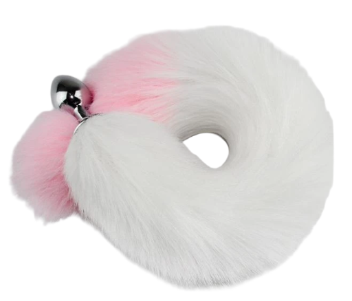 The Red Peach Fox Tail Metal Plug