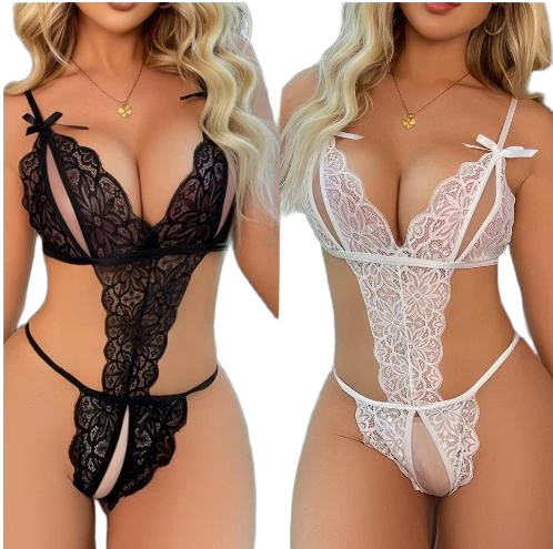 The Red Peach Heaven's Cutout Teddy