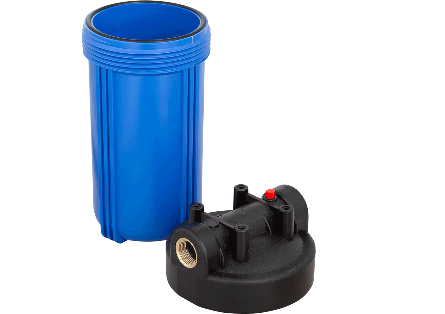 Porta Filtro de Agua Azul Jumbo 10 x 4,75 Pulgadas