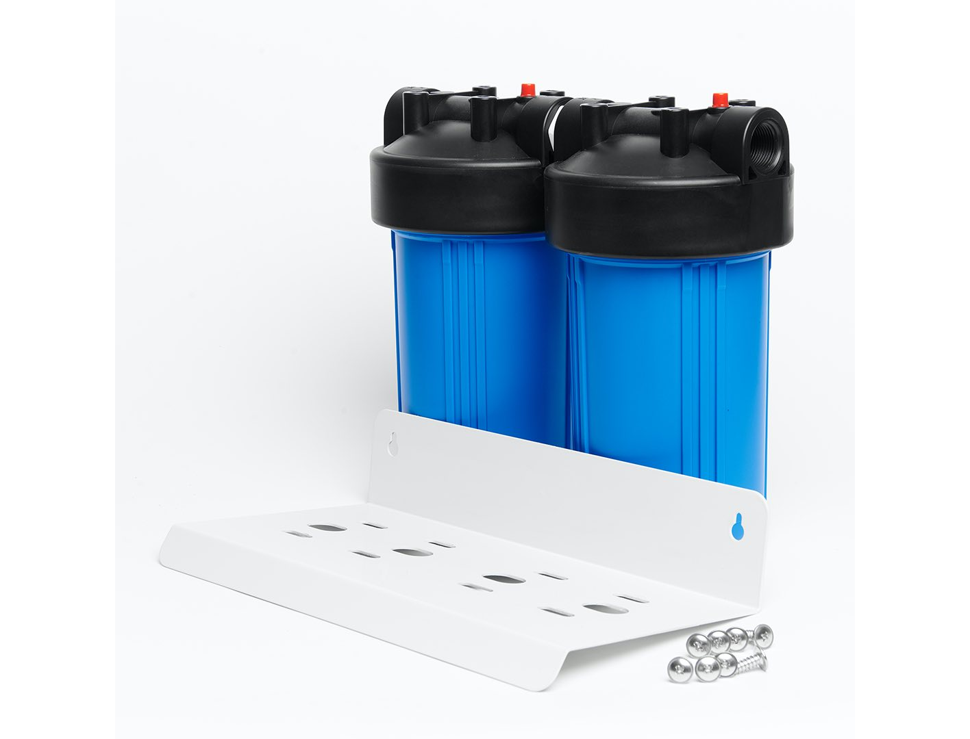 Porta Filtro de Agua Doble Azul 10 x 2,75 Pulgadas