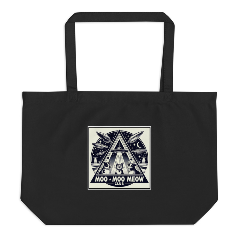 Large organic tote bag