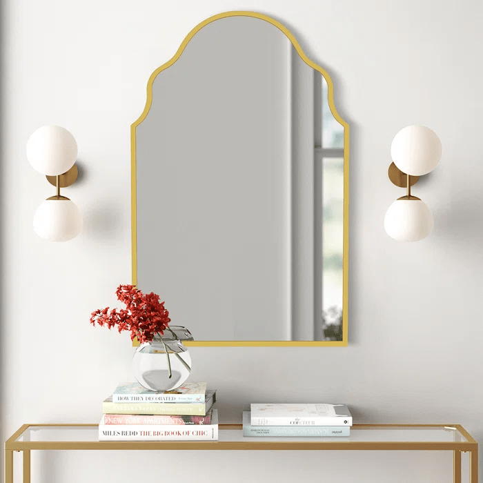 Gold Arch Wall Mirror