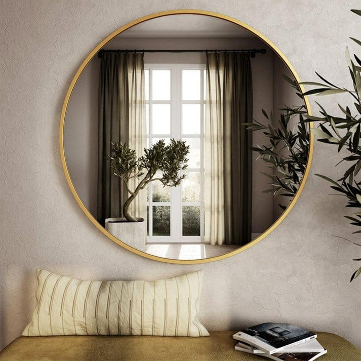 Large Round Wall Mirror