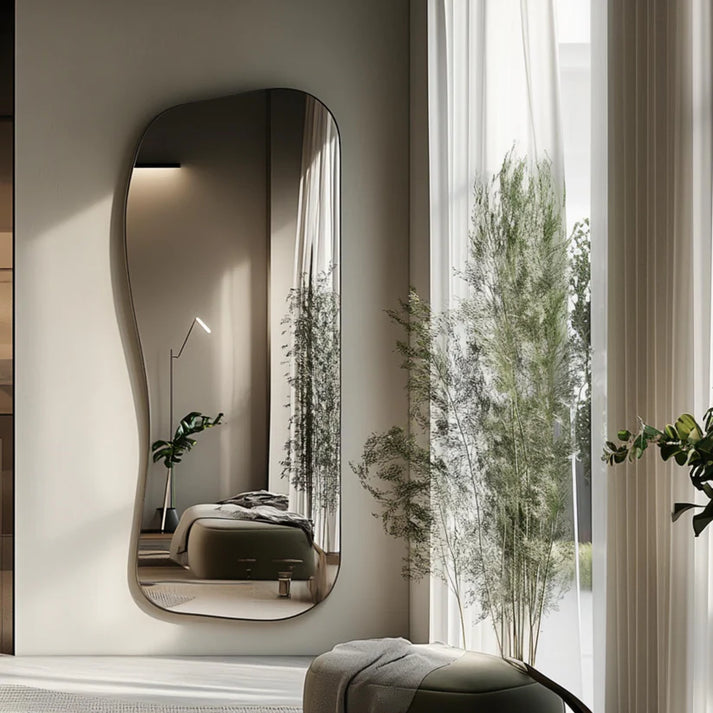 Modern Wave Wall Mirror