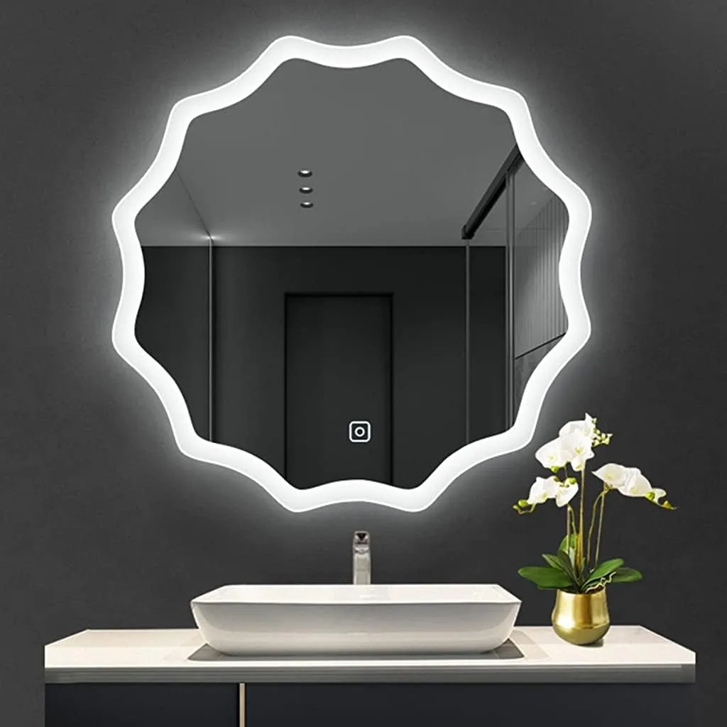 LED Backlit Decorative Bathroom Mirror